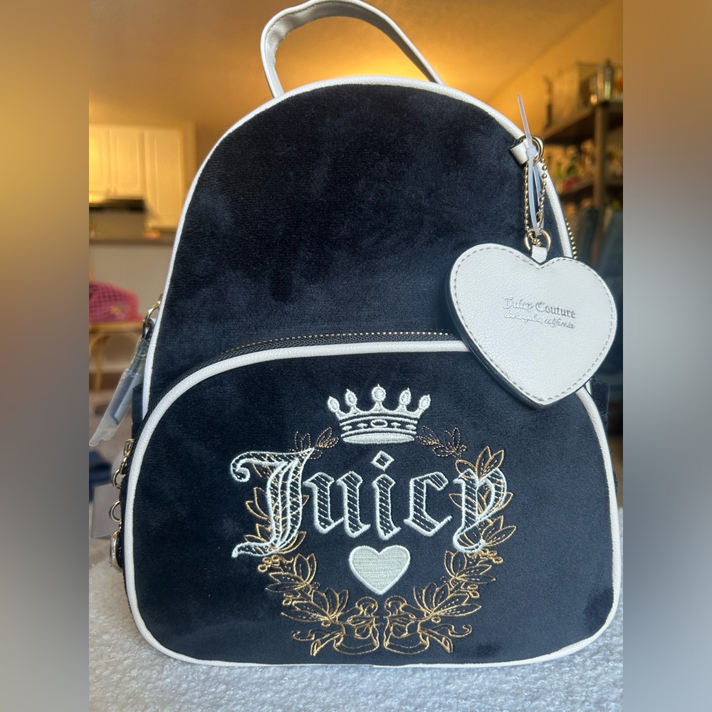 Juicy couture suede backpack